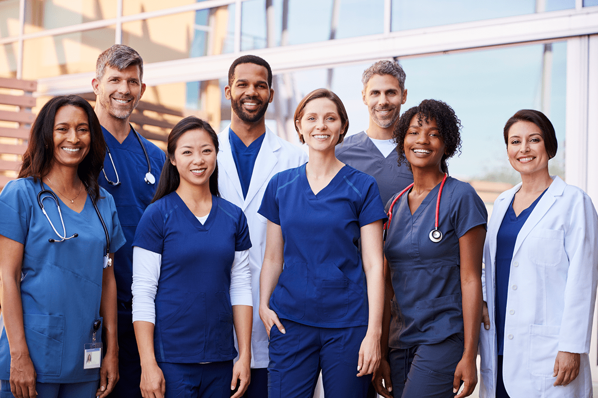 Group of medical staff (credit: Getty Images 998313080)